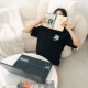【預購至7/5止，7/20陸續出貨】打Code鍵人純棉短T_深色模式黑